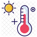 Thermometer Hot Weather Summer Season Icon