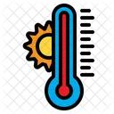 Temperature Thermometer Warm Icon