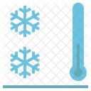 Cool Thermometer Snow Icon