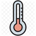 Fever Temperature Thermometer Icon