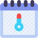 Temperature Calendar Time And Date Icon