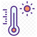 Temperature Thermometer Hot Icon