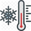 Temperature Freezing Snow Icon