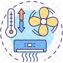 Temperature Air Control Icon