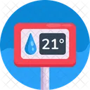 Temperature Board Water Sports Icon