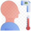 Check Infrared Thermometer Temperature Icon