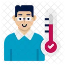 Temperature Check Thermometer Medical Icon