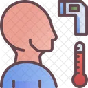 Check Infrared Thermometer Temperature Icon