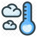 Temperature Cloud  Icon