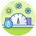 Temperature Control Temperature Gauge Temperature Monitoring Icon