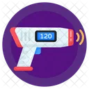 Infrared Thermometer Temperature Gun Digital Gun Icon