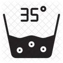 Temperature Hot Washing Temperature Icon