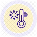 Temperature Line Icon Icon
