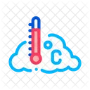 Sun Temperature Wind Icon