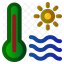 Temperature Hot Summer Icon