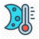 Nuit Temperature Lune Icon