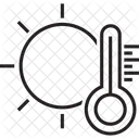 Temperature Du Soleil Icône