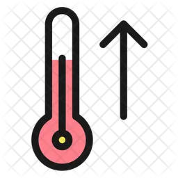 Temperature Thermometer Up  Icon