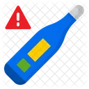 Virus Covid Temperature Icon