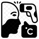 Temperatur Prufen Korpertemperatur Fieber Messen Symbol