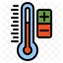 Temperatur Kontrolle Thermometer Symbol