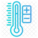 Temperatur Kontrolle Thermometer Symbol