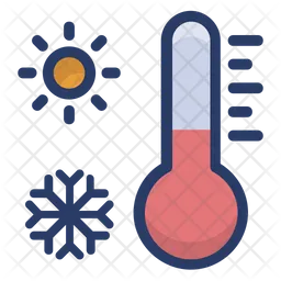 Temperaturthermometer  Symbol