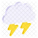 Trovoada Tempestade De Nuvens Clima Ícone