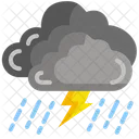 Tempestade Trovoada Trovao Ícone