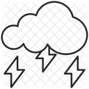 Tempete Meteo Nuage Icône