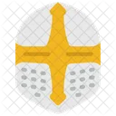 Templario Cavaleiro Capacete Ícone