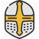 Templario Cavaleiro Capacete Ícone