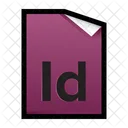 Template Indesign Adobe Icône
