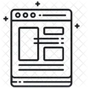 Template Layout Website Icon