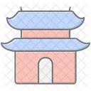 Temple Lineal Color Icon Icono