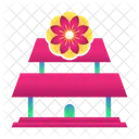 Temple Sakura Flower Icon