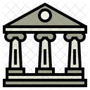 Temple Columns Greece Icon