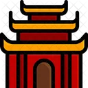 Temple Ancient Architecture Icon