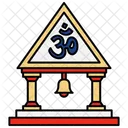 Temple Worship Religion Icon