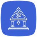 Temple Worship Religion Icon