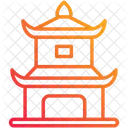 Temple Building Religion Icon