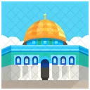 Temple Mount Jerusalem Landmark Icon