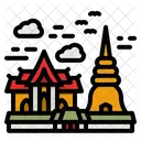 Templo de tailandia  Icono