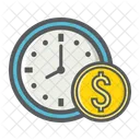 Tempo Dollaro Denaro Icon