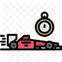 Tempo De Corrida Cronometro De Corrida Carro Ícone