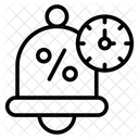 Tempo De Desconto Notificacao De Tempo De Desconto Alerta De Tempo De Desconto Ícone