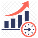 Tempo De Colocacao No Mercado Grafico Investimento Icon