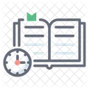 Tempo De Estudo Planejador De Estudo Horario De Estudo Ícone