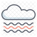 Clima De Nevoa Tempo Nebuloso Nuvem Nebulosa Ícone