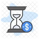 Vidro De Areia Ampulheta Prazo Icon